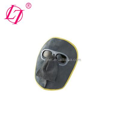 China Leather and PC Glass Good Quality Full Face Welder Mask Hot Selling Welding Helmet for sale