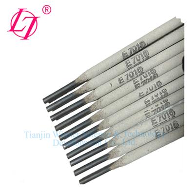 China Less Spatter Carbon Steel SMAW Welding Rod Price Per Kg J506 AWS E7016 for sale