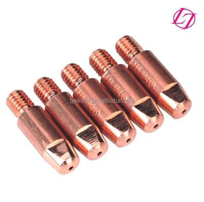 China GMAW Tip Binzel Style Contact Welding Copper Welding Tip For MB 25AK 24KD for sale