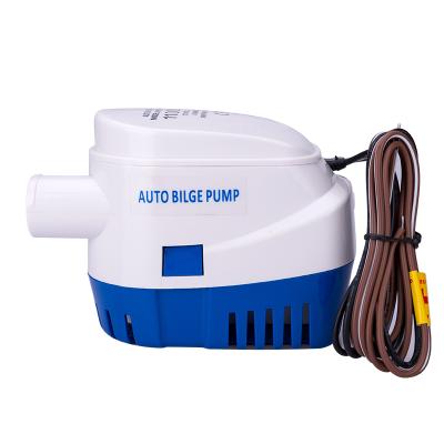 China Extra Long Life Motor 12/24V Bilge Pump Submersible 600/750/1100GPH Marine Boat rv Heavy Duty Full Automatic Built-in Inductive Float Switch for sale