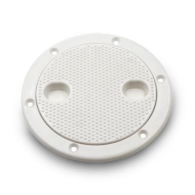 China Boat Round Non Slip Inspection Hatch With Detachable Cover White Ha001 for sale