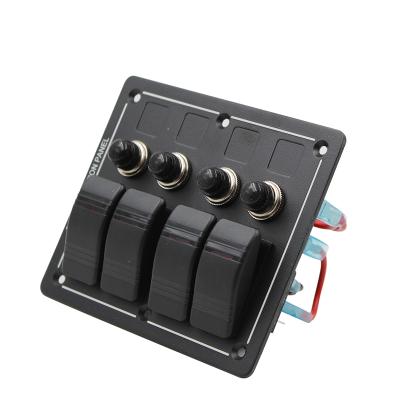 China Aluminum DC Distribution Switch Panel Aluminum Marine Boat RV Trailer for sale