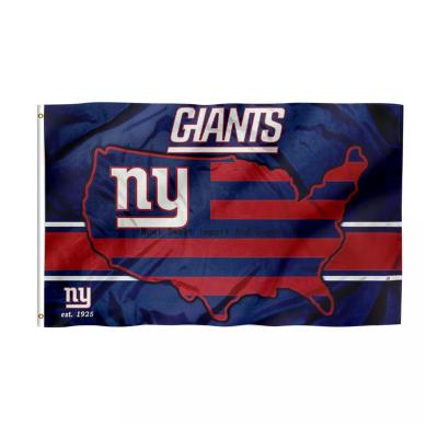 China Health Care Institutes Hot Sale Custom Dallas New York Giants Flags 3x5 Ft Promotional 100% Polyester Used In Super Bowl Custom New York Giants Flag for sale