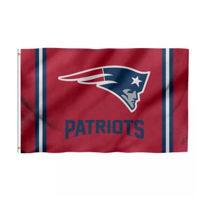 China Health Care Institute Hot Sale NFL New England Patriots Pi Custom Printing 3x5 Flags Used In Super Bowl New England Patriots Custom Flag for sale