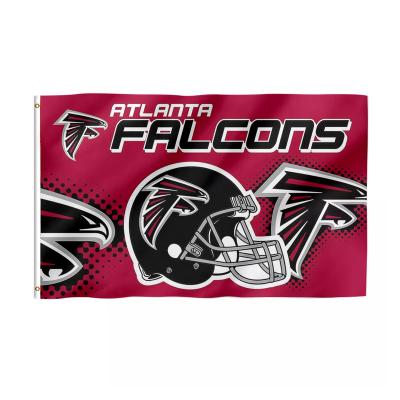 China High Quality Health Care Institutes Atlanta Falcons NFL Flags 3x5 ft 100% Custom Polyester Used In Super Bowl Atlanta Falcons Custom Flags for sale