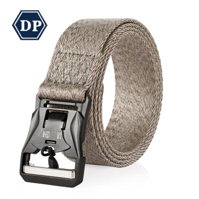 China 8602 Prevention Allergy Military Outdoor Belt Military Police Fasten Magnet Tactical Buckle Waist Sheer Nylon Belt for sale