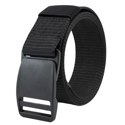 China 8249 nylon rubber bands tactical belt with metal buckle for police can custom logo for sale