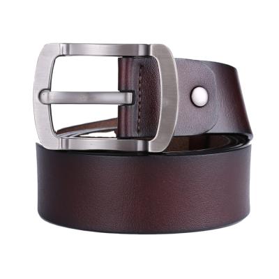 China Hot Selling Cowhide Double Side Belt For Men Fashion Alloy Casual Adjustable Buckle Wholesale Leather Belt For Man for sale