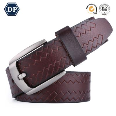 China Cowhide Leather Belts Men's Fashion Genuine Leather Belt With Sharp Wrinkles for sale