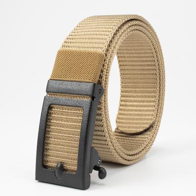 China Wholesale High Quality 193538 Nylon Belt Webbing Military Tactical Casual Canvas Men Fashion Outdoor Web Plastic Buckle Adjustable Belt for sale