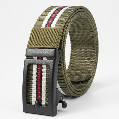 China Men fashion hot sale custom made 193538 high quality tactical belt outdoor casual canvas belt for jeans for sale