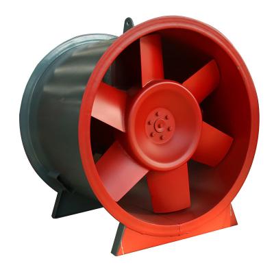 China High Temperature Fire Hotels HTF-II Type Exhaust Fan / Portable Axial Blower Exhaust Smoke Ventilation Explosion Proof Fan for sale