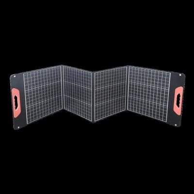 China Best Selling Outdoor Portable Power Supply 150W Flip Folding Solar Panel With Ander Wire Plug In Solar Charging Panels for sale