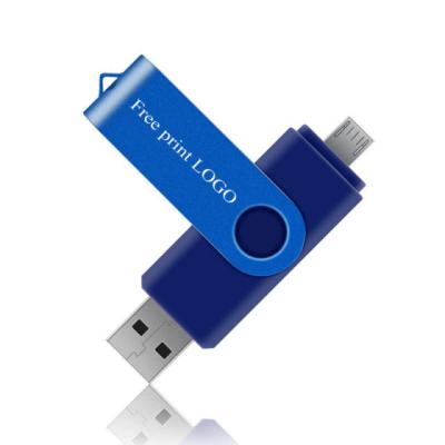 China Fast Speed ​​Data Saving Cooperate Gift USB OTG Pen Drive 16GB Colorful Tornado OTG USB Flash Drive 3.0 8GB 32GB Pivot Memory Disk for sale