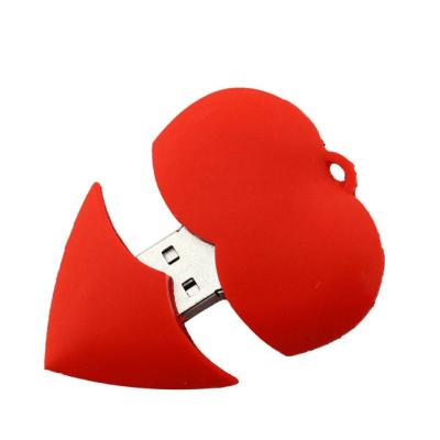 China Ultra Thin Disk 32gb 16gb Classic Romantic Red Heart Shape USB Pen Heart Shape USB INSTANT ORDER As Wedding Gift USB Memory for sale