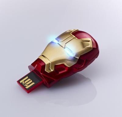 China Promotional Hot Items Avenger USB Drive Iron Man Flash Drive USB Flash Drive As Christmas Gifts for sale