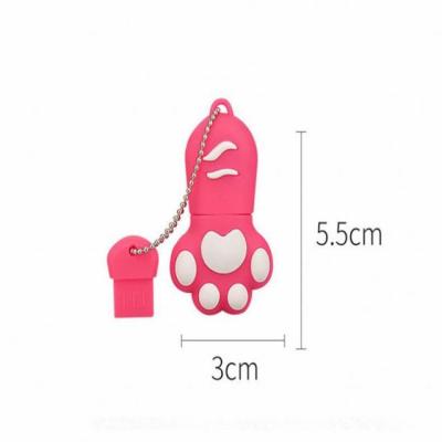 China Lovely Promotional Items Tiger Paw Shape USB Memory Flash 4gb 8gb 16gb With Custom Logo USB Tiger Paw 2.0 16GB Pendrive for sale