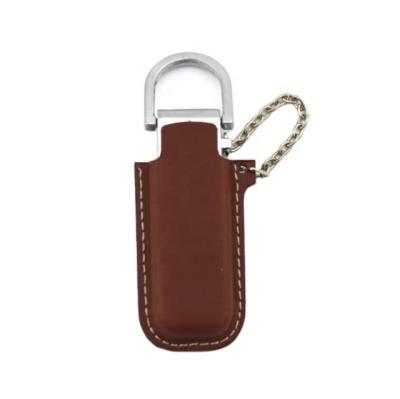 China Wedding Gift Luxury Leather USB Memory Flash Drive 4gb 8gb 16gb 32gb USB Flash Disk Bull Price USB 2.0 for sale