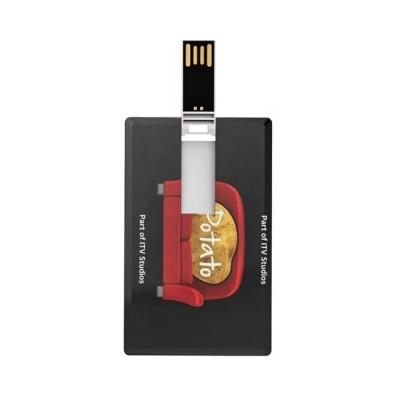 China Promotion Gift Classic USB 2.0 USB 2.0 Credit Card 8GB USB Reader 4GB USB Flash CARD\Business\School Business\Office With Full Color Logo Printing for sale