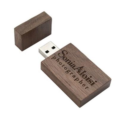 China Promotional Wooden USB Pendrive 8GB 16GB 32GB Photographer Gift Items USB Flash Drive With Logo Embossed Gift Wooden USB Disk for sale