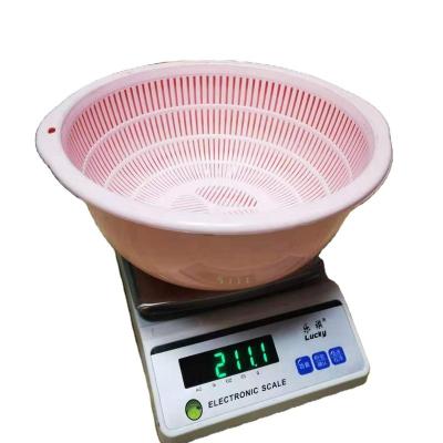 China Plastic second-hand double layer basket mold used double layer basket mold kitchen tableware mold for sale