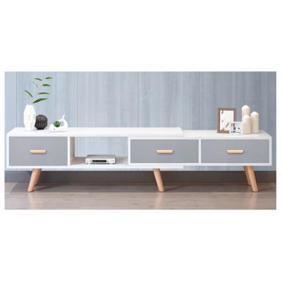 China Durable Customized Simple Wooden TV Stand Living Room Furniture Modern Style TV Cabinet for sale