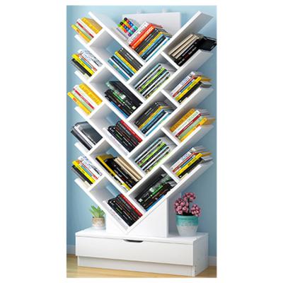 China New Style Simple Modern Cheap Shelves Customized Design Wooden Bookcases for sale