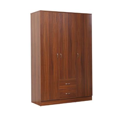 China Large Capacity Modern Bedrooms Bed Room Furniture Custom High Quality WALNUT Best 4 Piece Wardrobe Set for sale