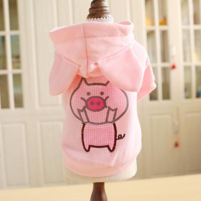 China Autumn Winter Sport Puppy Clothes Viable, Small Cute Pink Pet Cat Dog Hoodie for sale