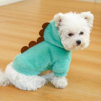 China Viable Hot Selling Dog Designer Pet Apparels Costumes Cool Dragon Dog Clothes Luxury Hooded Hoodie for sale