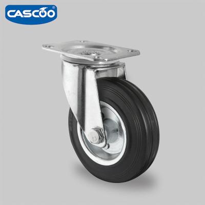 China PIVOT CASCOO 160mm 6 inch trolley wheels, industrial steel german caster for sale