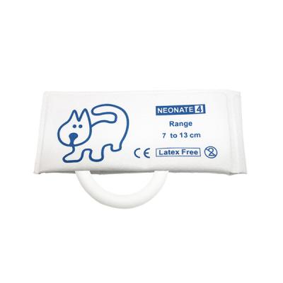 Cina Neonate Disposable NIBP Cuff 7-13cm Single Tube con connettore in vendita