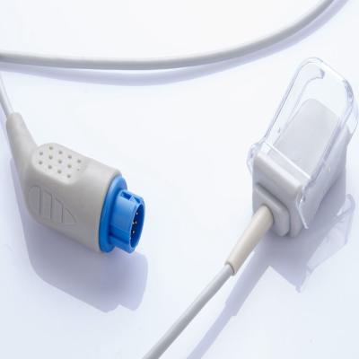 China Multifunctional Spo2 Sensor Cable Length 3m Gray Color HP M1900AB M20EC08 for sale