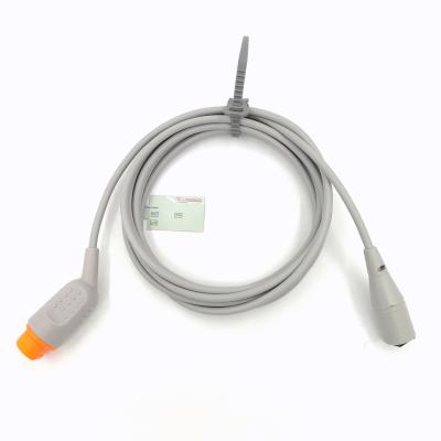 China Medical Monitor Accessory Practical Grey Color IBP Cable Compatible Siemens To MX Multi Function for sale