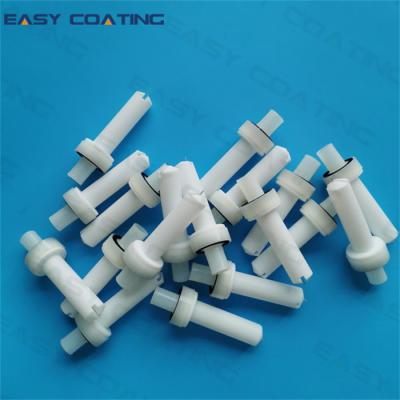 China PTFE material powder nozzle set flat jet Fan spray nozzle assembly NF18-M 1004530 for sale