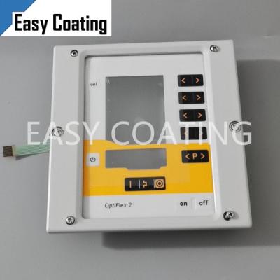 China Electrostatic powder spraying equipment Optistar CG08 Front plate with foil keyboard 1009859 for sale