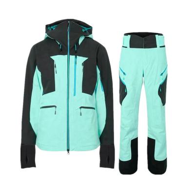 China Hot Sale Women's High Quality Custom Made Waterproof Anti-UV Ski Jackets And Pants Ski Jacket Pants Sets for sale