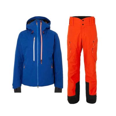 China Elastic Waistband Ski Pants Waterproof Ski Jacket Ski Jacket Pants Sets Custom Made High Quality Anti-UV Men's Hot Sale for sale