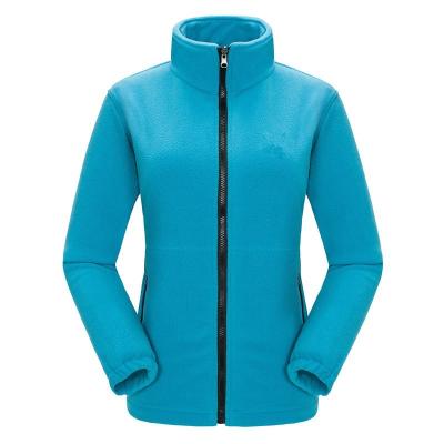 China New Design Women's Viable Fleece Jacket Winter High Quality Zip Up Fleece Jacket Custom Logo for sale