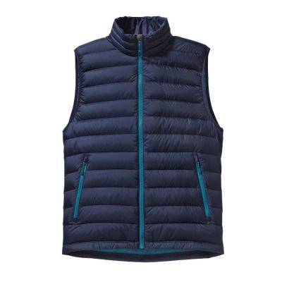 China Viable Men Duck Down Vest Warmth Comfortable Down Vest For Winter for sale