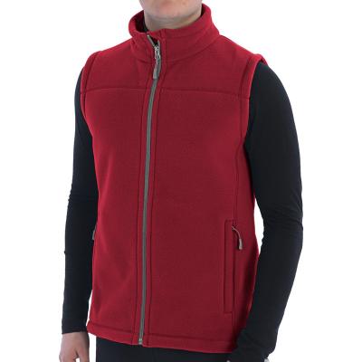 China Hot Sale Mens Anti-pilling Zipper Vest 100% Custom Made High Quality Polyester Fleece Fleece Fleece Vest For Men for sale