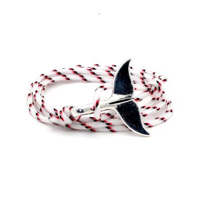 China Paracord Men Bracelet Ocean Style Wrap Bracelet Handcrafted Jewelry Wrapped Rope Macrame Ties Braiding Bracelet for sale