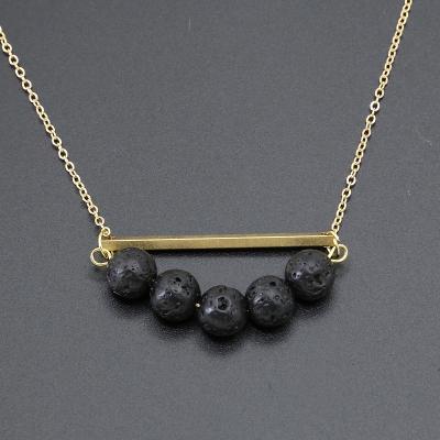 China SHITAO Fashionable Multiple Pcs Necklace Natural Stone Pyrite Pendant Print Gold Plated Jewelry Chain Necklace For Women Girls for sale