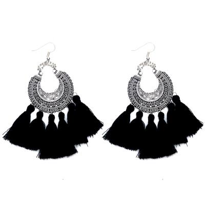 China Bohemian earring fashion bohemian tassel earring vintage bohemian women jewelry new year gift for sale