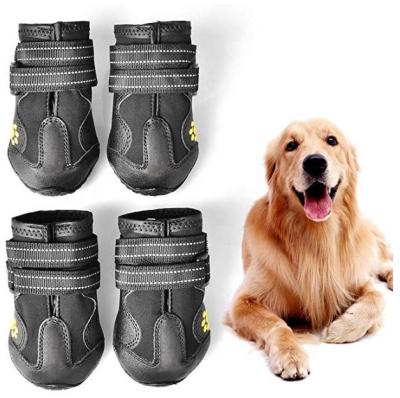 China Durable Waterproof Dog Shoes Outdoor Dog Shoes For Pet Rain Boots Labrador Husky Shoes For Medium To Large Dogs for sale