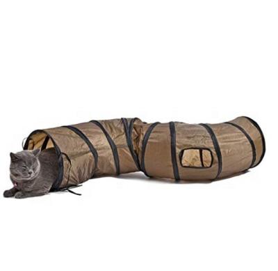 China Factory Price Viable Collapsible Tunnel Rabbits Kittens Ferrets Cat Tunnel for sale