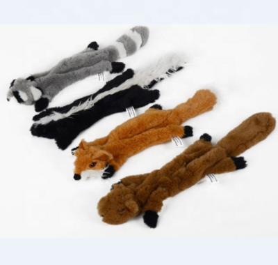 China The Animal Dog Toy Set Value Pack Stuffed Wholesale Viable 5 Squeaky Squirrel Toys Unstuffed Chew Dogs Play for sale