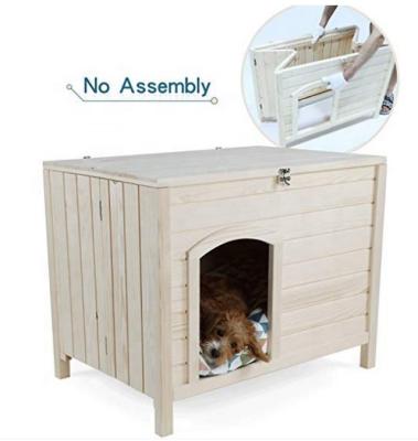 China Viable No Assembly Indoor Wooden Small Dog House 40