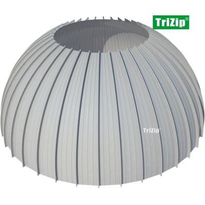 China 330/400/430/500mm Trizip Metal Aluminum Alloy POS Seam Roofing, Facade, Cladding System-Convention and Exhibition Center (TD083) for sale