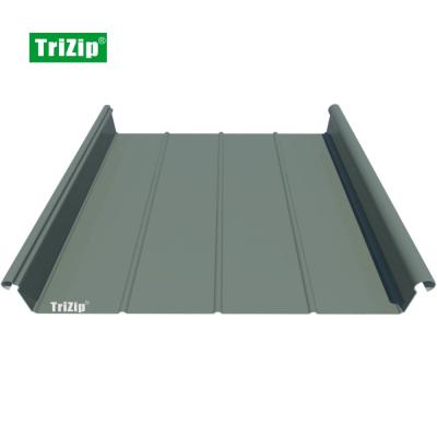 China 330mm Trizip Metal Aluminum Alloy Standing Seam Roofing, Facade, Cladding System-Convention and Exhibition Center (TD023) for sale